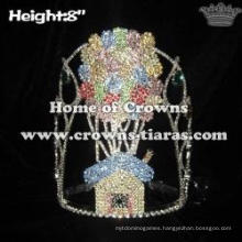 Wholesale Crystal Balloon Pageant Queen Crowns
